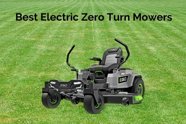 Ego Electric Zero Turn Lawn Mower on Grass